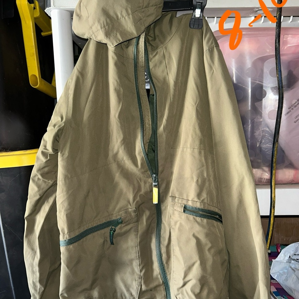 Boy Olive Green Hooded Jacket wind breaker